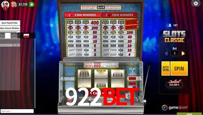 Descubra o Mundo do Cassino Online com 922bet